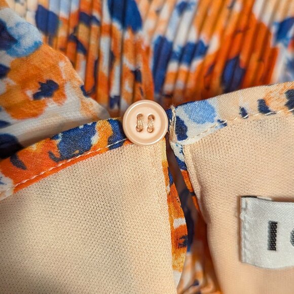 ICHI - Floral pleated dress - Size 42 - Picture 4 of 11